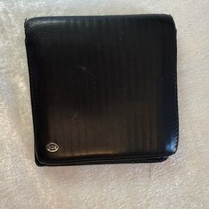Cartier Black Leather Wallet with Red Card
